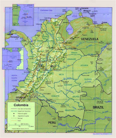 Colombia map